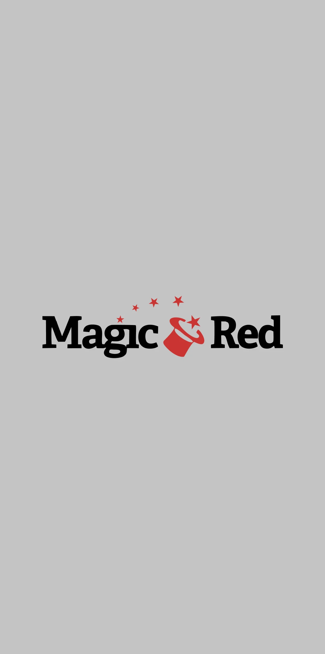 Depois de fazer login, você pode começar a usar a versão da Web móvel do Magic Red para iOS.