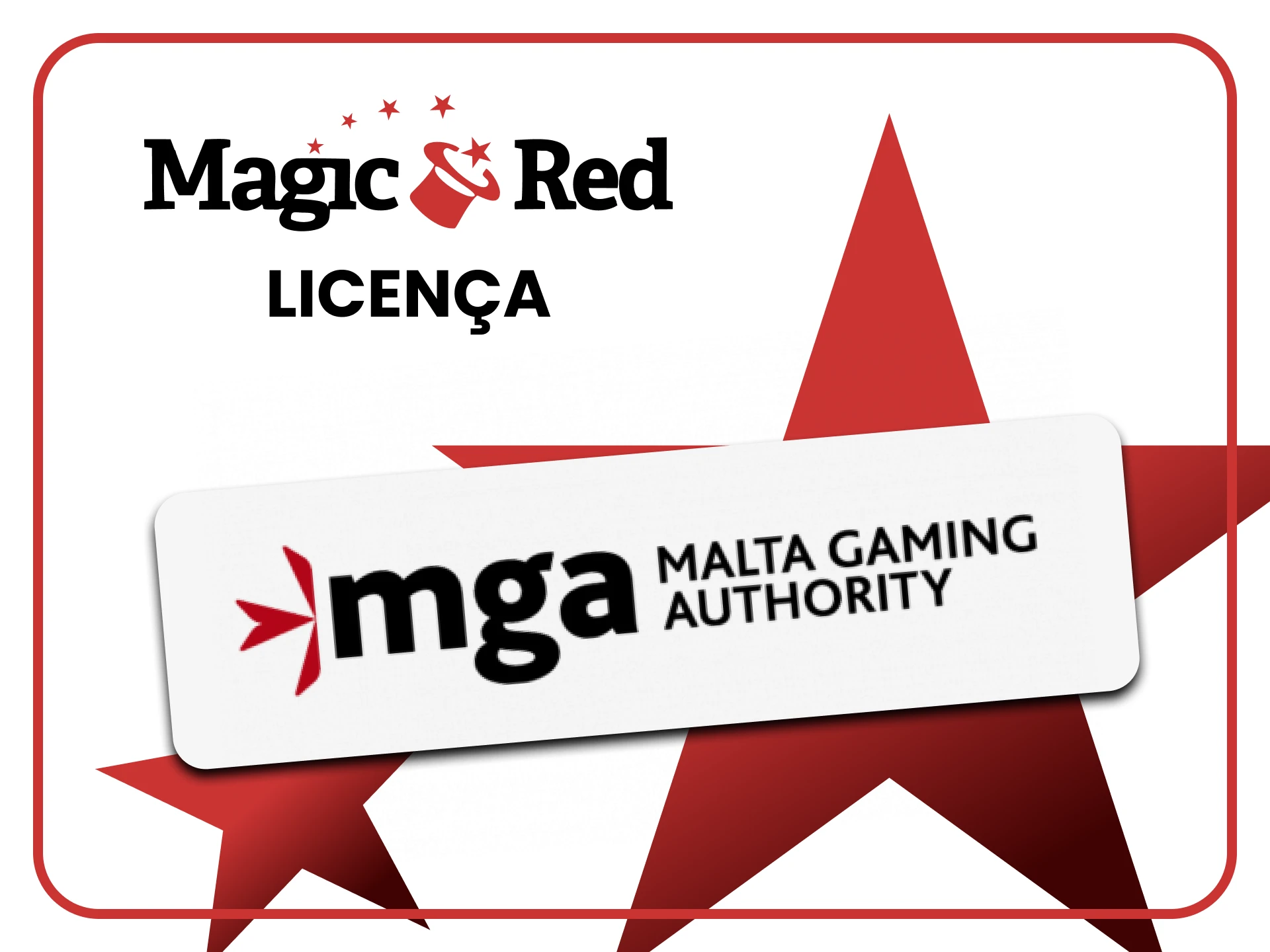 O Magic Red é legal no Brasil e funciona sob uma licença do Governo de Malta.