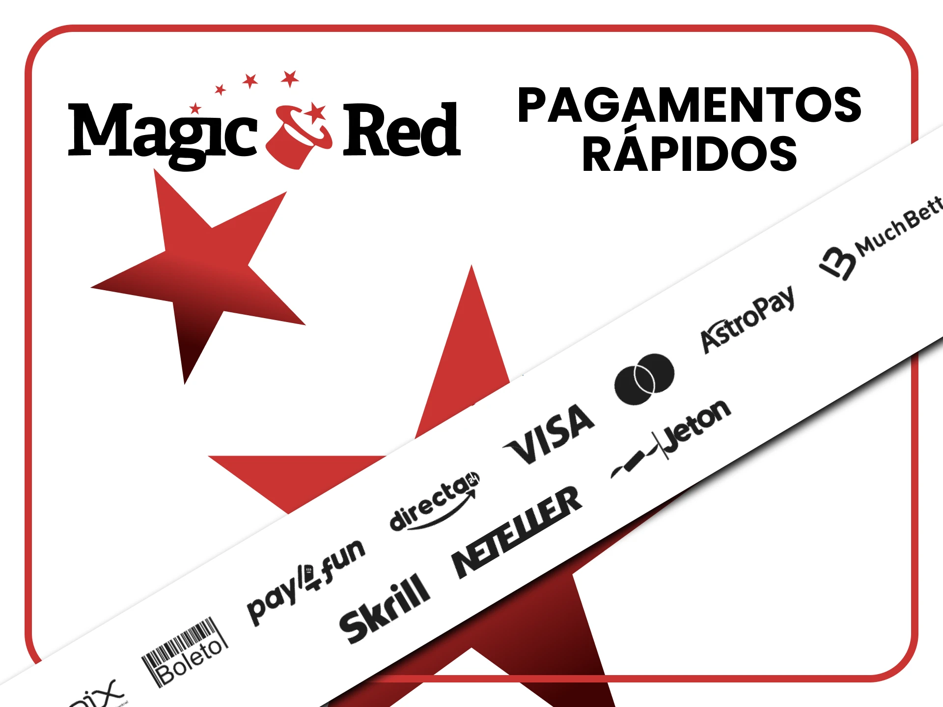 Os pagamentos no Magic Red Casino geralmente levam até algumas horas.