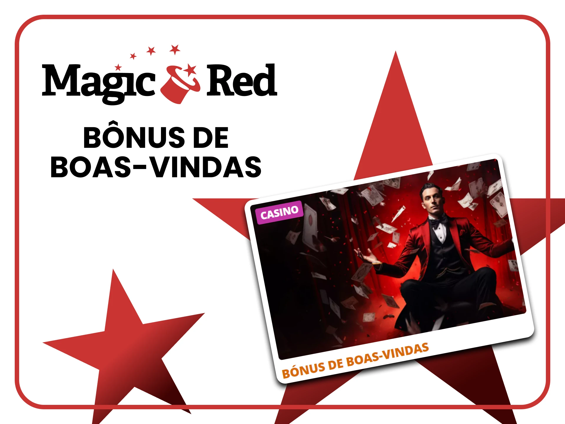 Magic Red oferece bônus para jogos de cassino.