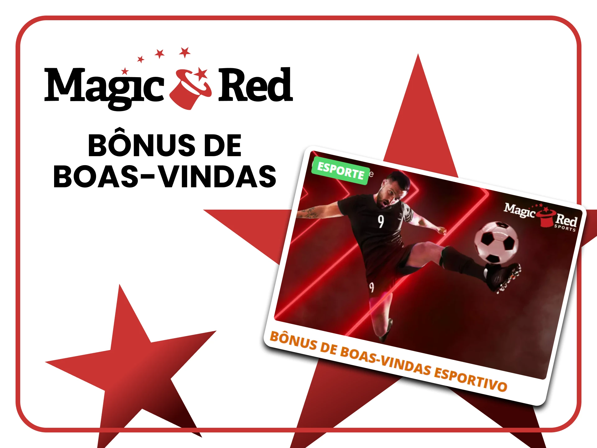 Ao apostar no Vôlei você recebe um bônus do Magic Red.